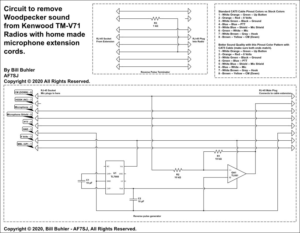 Schematic of Woodpecker elimination circuit